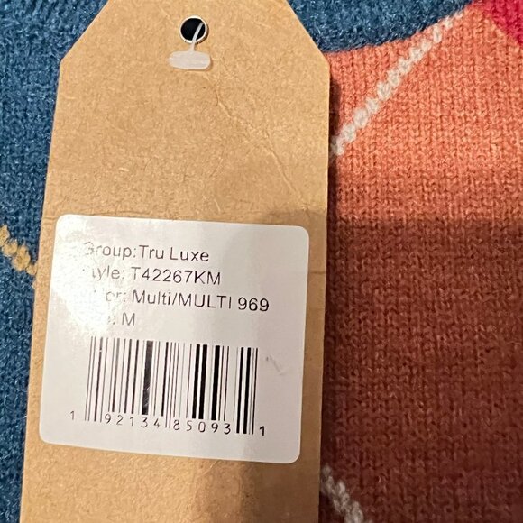 NWT Tru Luxe Jeans Mixed Material Sweater. Size Med - Picture 9 of 10
